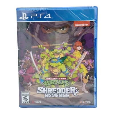 Teenage Mutant Ninja Turtles: Shredder's Revenge (Sony PlayStation 4) Brand New