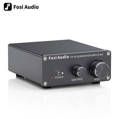 Fosi Audio TP-02 Subwoofer Amplifier Mini Digital Sub Bass Integrated Amp 220W 
