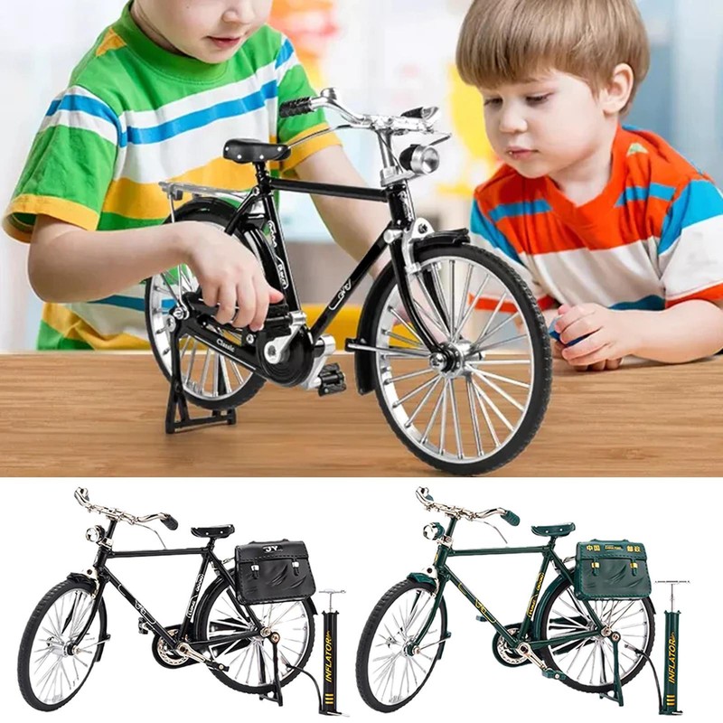 Model Kit Miniature Retro Bicycle Alloy Bicycle Toy