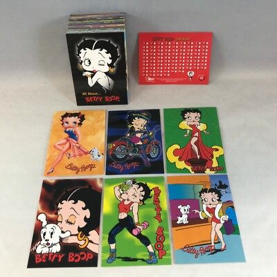 BETTY BOOP: ALL ABOUT BETTY Complete Dart Flipcards 2001 Trading