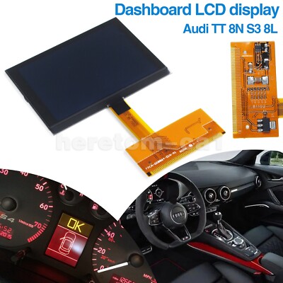 New Speedometer LCD Display Screen for Audi TT 8N S3 8L A6 A4 C5 4B Bosch Jaeger