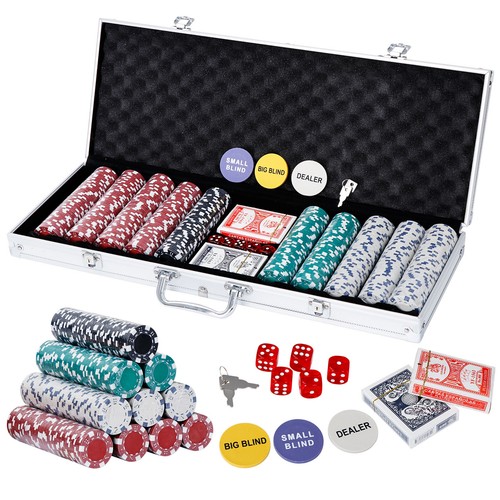  Bahama ポーカーチップセット Poker Chip Set 11.5g Poker Set 500 Poker Chips for Texas