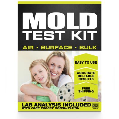 AMATEST - DIY Mold Detector for Home - Comprehensive Air and Surface Mold Tes...