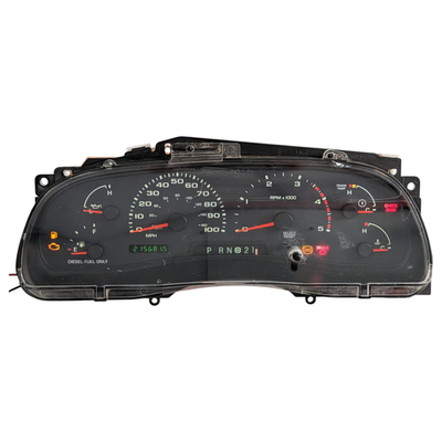2002 2003 Ford F250 F350 F550 Diesel Speedometer Instrument Cluster MPH OEM 215K
