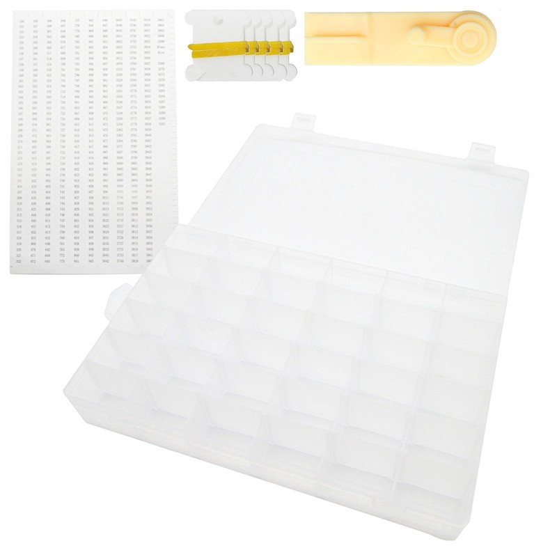 Embroidery Floss Organizer Detachable Embroidery Floss Storage Box For Craft DIY