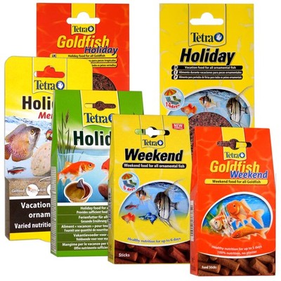 TETRA HOLIDAY FOOD BLOCK WEEKEND VACATION STICKS FISH GOLDFISH TROPICAL POND