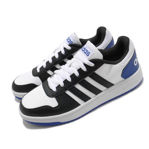 

Мужские повседневные кроссовки adidas Hoops 2.0, белые, черные, королевские синие, FW5994, Белый, Hoops 2.0 Hk