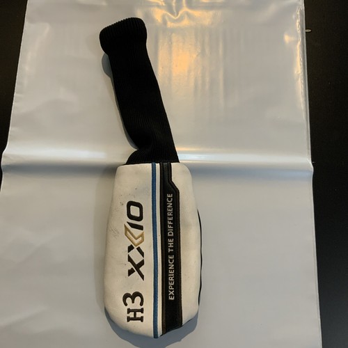 セレクト 2014 ツイストネック ミラーフィニッシュ 極美品 ヘッドカバー付き XXIO H3 Hybrid / Rescue Headcover Black White Blue Golf Head