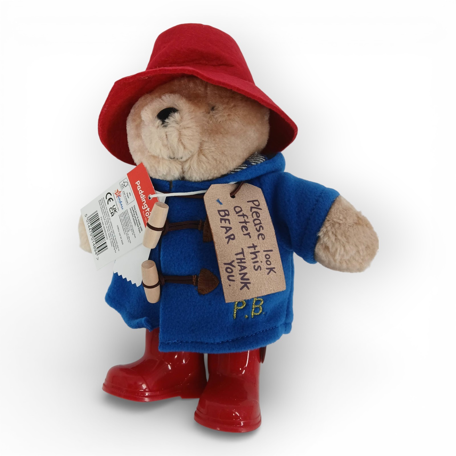 Rainbow Designs Classic Paddington Bear w/ Boots - 25cm Standing Plush Character