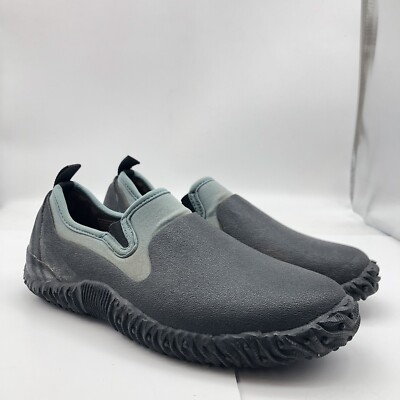 BOGS Womens 9 Seattle Slip-On Non-Slip Rubber Waterproof Shoes Black