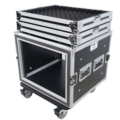 ProX T-8RSP ATA Flight Case For Amp Rack Mount w/8U Space 18'' Depth Shockproof