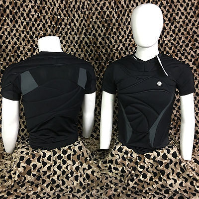 NEW Dye Performance Paintball Jersey Top Chest Protector - Black (Large/X-Large)