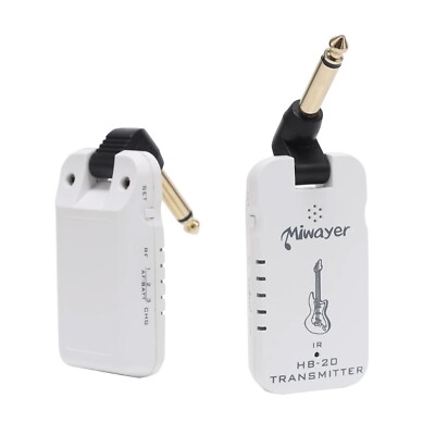 Miwayer HB-20 UHF Guitar Wireless System 100 Channels Transmitter Receiver