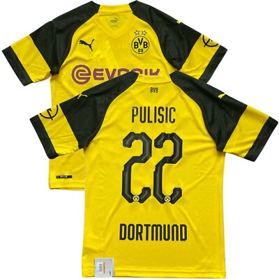 puma bvb home borussia dortmund evonik jersey sz xl mens 274714176988