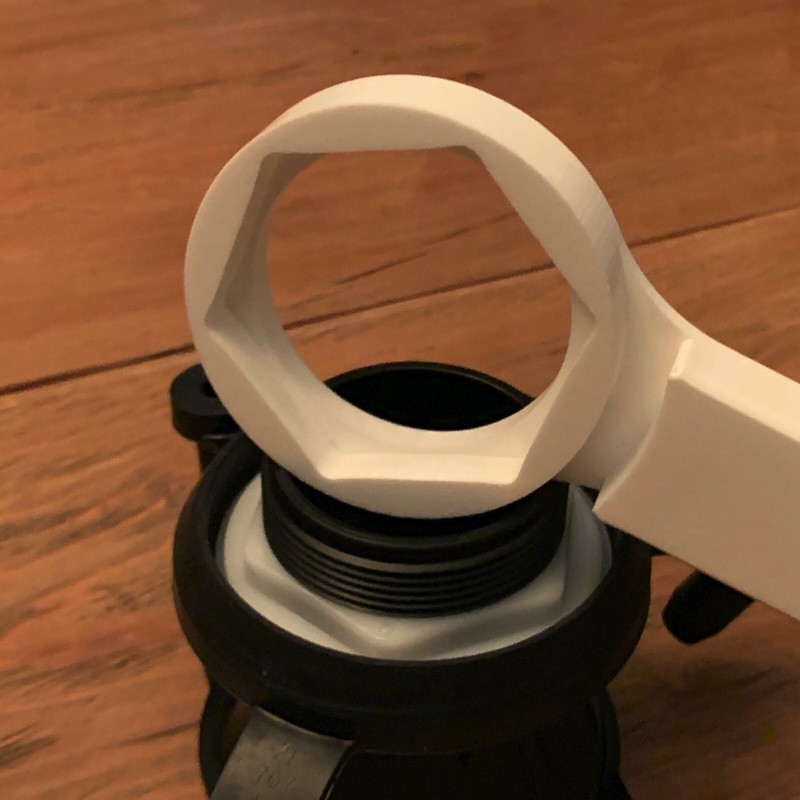 2.5Inch Wrench (for toilet flush valve nut) Solid HDPE plastic eBay