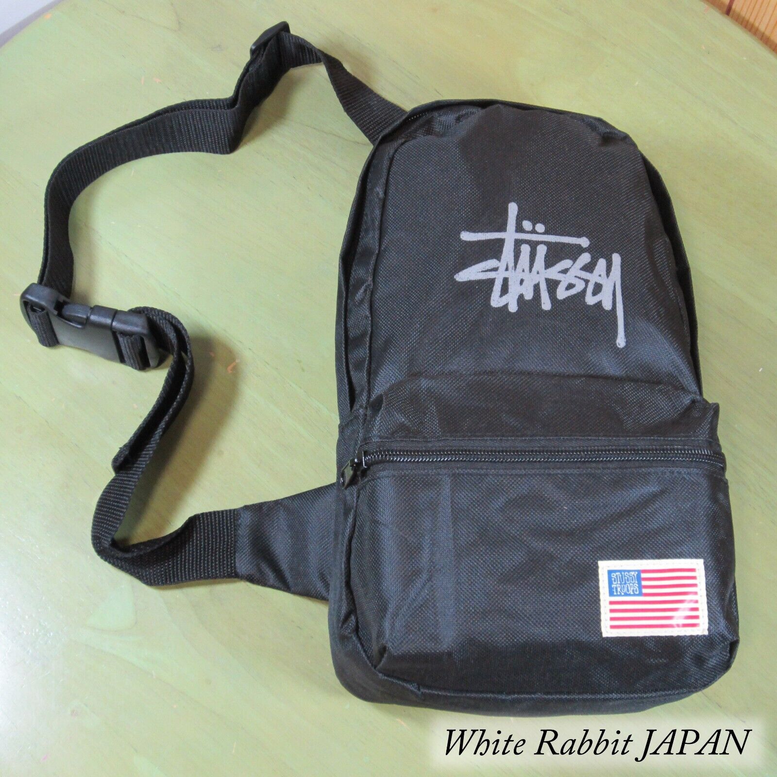 STUSSY Sling Backpack Single Strap Backpack Black smart STUSSY Sling Backpack Single Strap Backpack Black smart