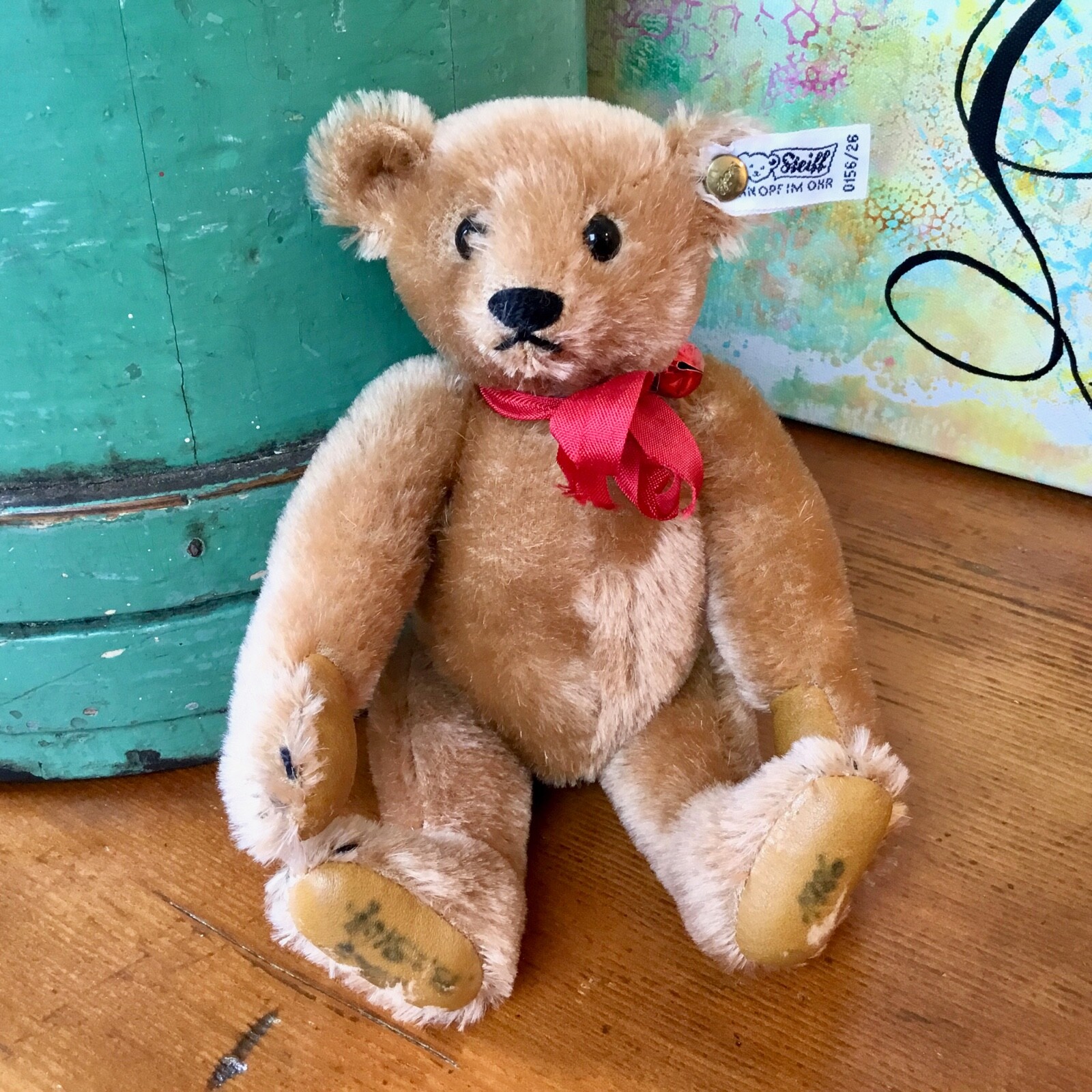 Sweet Vintage Steiff Margaret Strong Teddy Bear, 0156/26, Signed