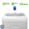 Aurora AU1275MA Professional Grade 12-Sheet Micro-Cut Paper and CD/Credit Card Shredder/ 60 Minutes Continuous Run Time, White/Gray