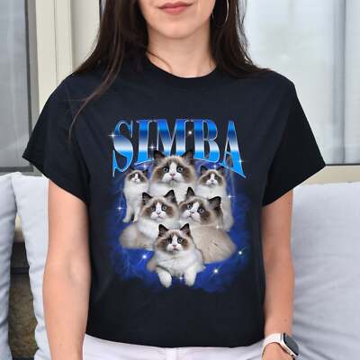 Custom Cat Mom Unisex T-Shirt Your pictures Cat Kitten tee Black Navy Dark Heath