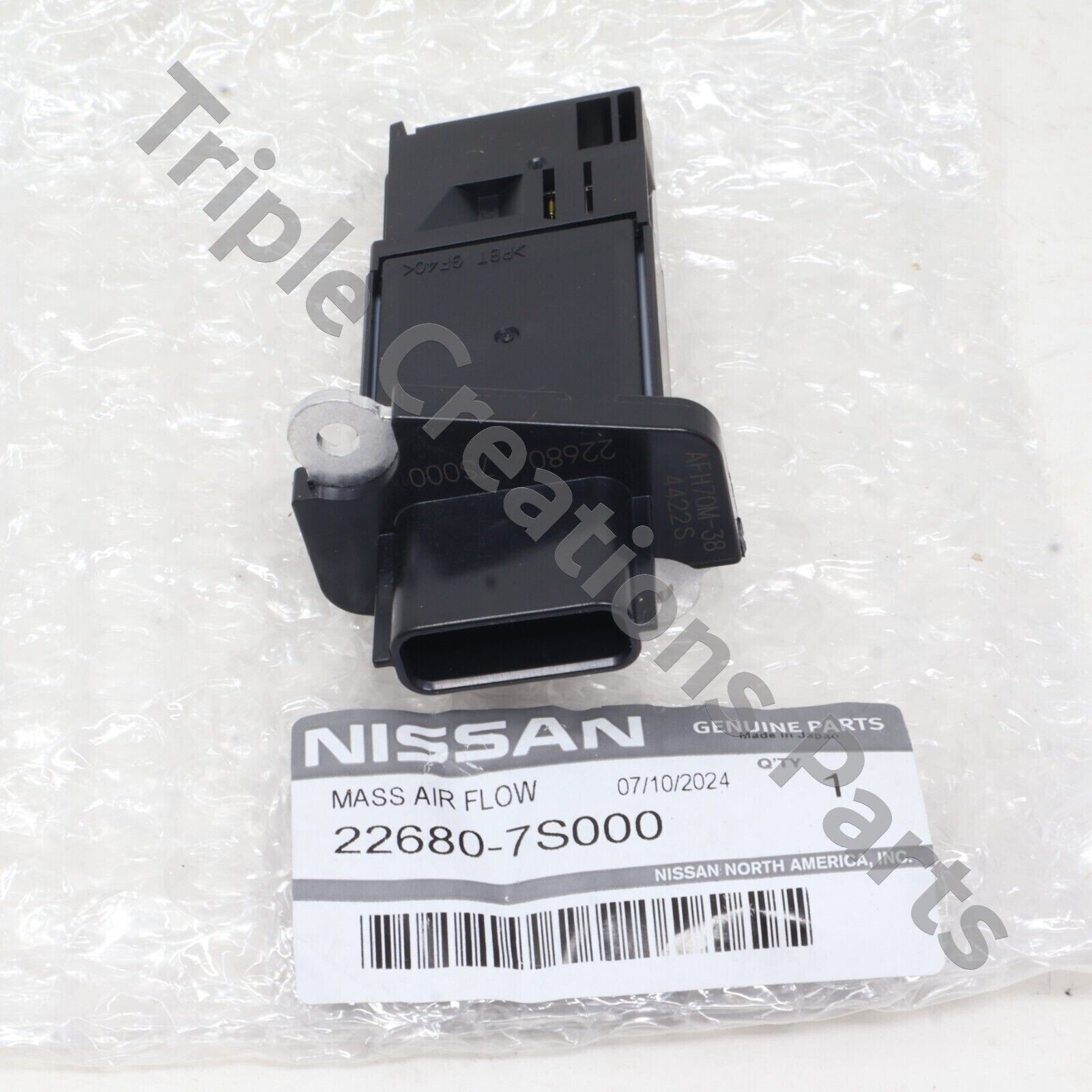 22680-7S000 Mass Air Flow Sensor MAF Sensor Compatible with Nissan 22680-7S000 Mass Air Flow Sensor MAF Sensor Compatible with Nissan