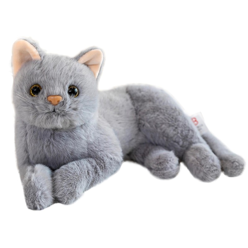 Cat Stuffed Animals Realistic Cat Kitten 12 inch Plush Cat Stuffed Doll Soft
