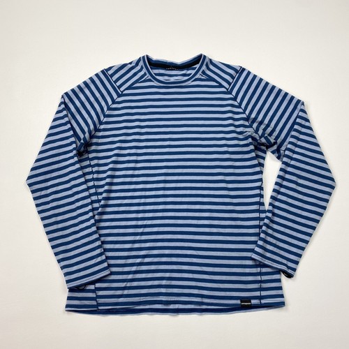 Women's Patagonia Long Sleeve Striped Athletic T-Shirt Size