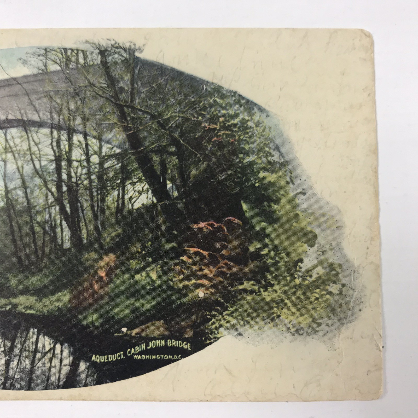 1900s Postcard Washington Aqueduct Cabin John Bridge Bethesda Maryland MD