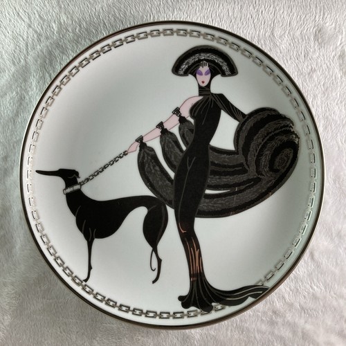 SYMPHONY IN BLACK Plate House of Erte Sevenarts Ltd Franklin