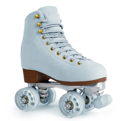 Roller Skates for Women or Men with Height Adjustable Rubber Stoppers Retro S...