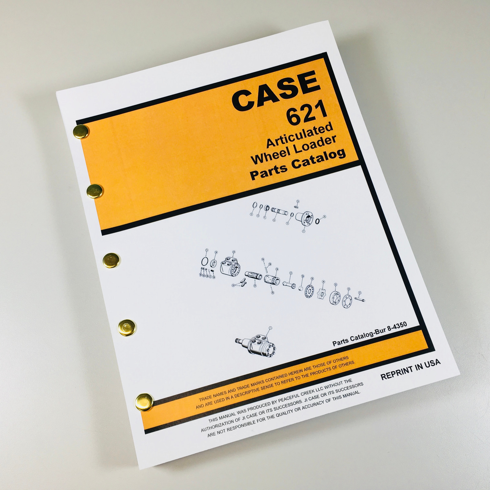 image unavailable Array - case 621 front end wheel loader parts manual  catalog assembly rh ebay com