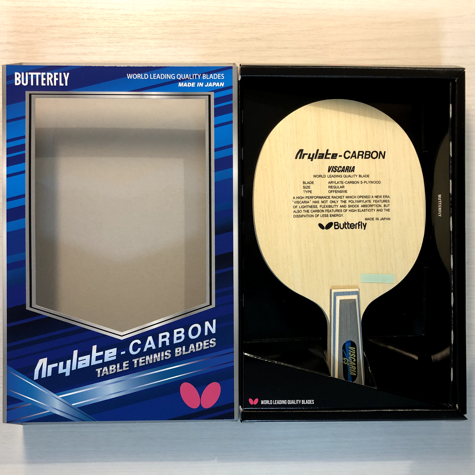 BUTTERFLY - 卓球ラケット Butterfly VISCARIA Viscaria Super ALC | Butterfly Table Tennis Blade