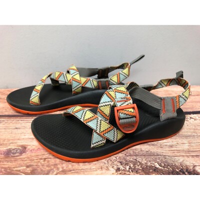 Chaco Z/1 Triangle Angora Ecotread Sport Sandals Kids Youth 5 (7n44)