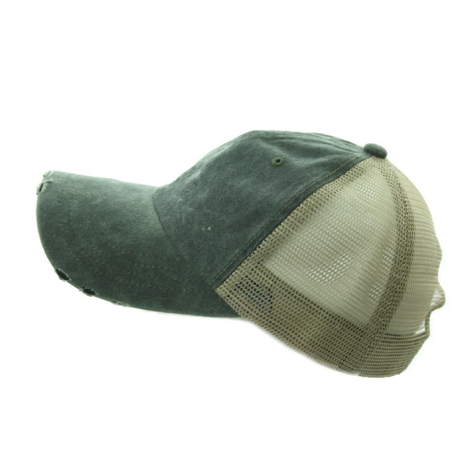 Men Women Baseball Cap Distressed Mesh Vintage Trucker Hiking Gym Bike Summer