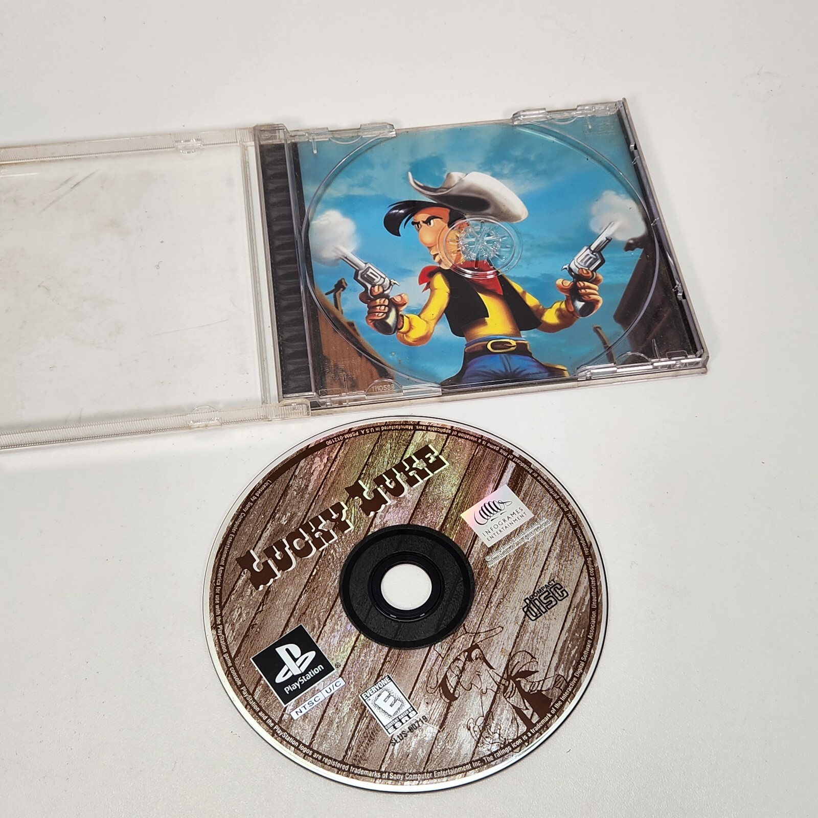 Lucky Luke (Sony PlayStation, ps1, 1998) - Disc only, No