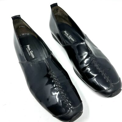Paul Green Black Patent Leather Slip-On Loafers – Size 6 | eBay