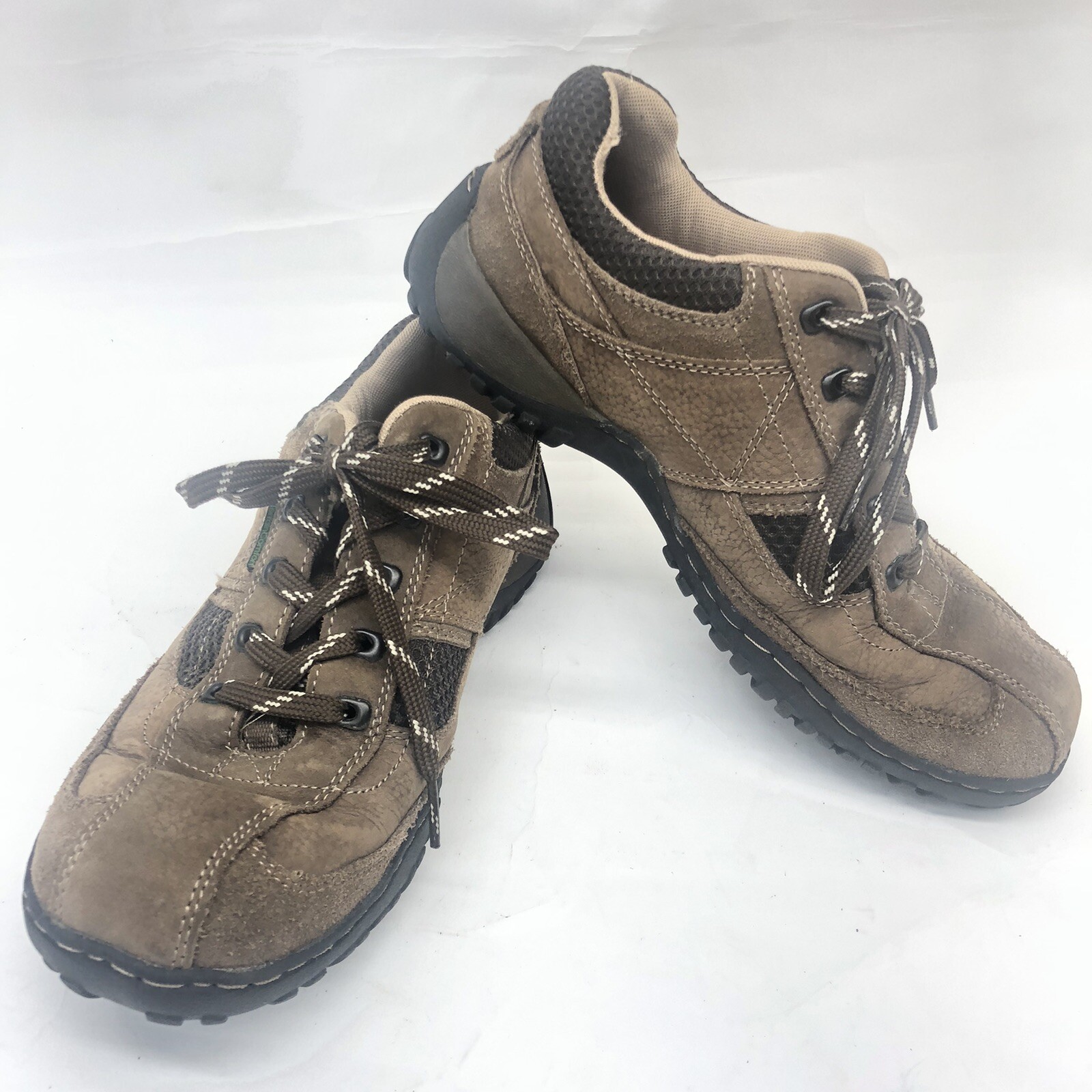 Mens 8.5 Nunn Bush Parkside Beige Bicycle Toe Hiking Shoes  display picture 3