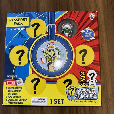 2020 Ryan's World Tour Passport Starter Set (6 Figs)Pk blind Figures NIB (box O)