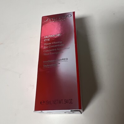 Shiseido Ultimune Eye Power Infusing Eye Concentrate - Size 15mL / 0.54 Oz. NEW