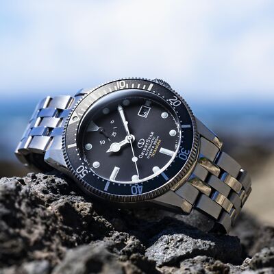 Pre-owned Orient Star Rk-au0701b Titanium Automatic Watch M42 Diver 1964 2nd Edition 41mm