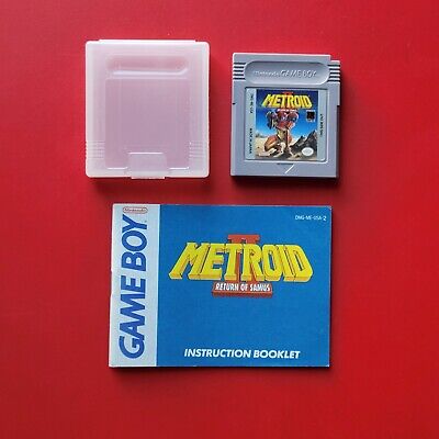 Game Boy Metroid II: Return of Samus with Manual & Case GB Original Authentic