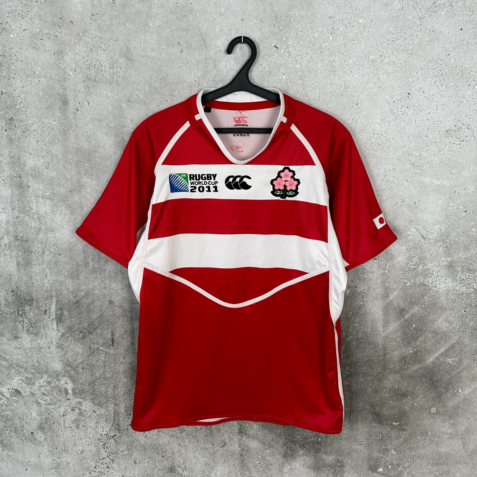 【CANTERBURY】2011 RWC 日本代表 ラガーシャツ A-3388 CANTERBURY】2011 RWC 日本代表 ラガーシャツ A-3388 - メルカリ