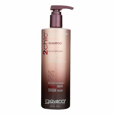 Giovanni 2Chic Ultra Sleek Shampoo with Brazilian Keratin & Argan Oil 24 fl oz