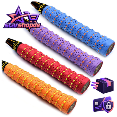 Badminton Schläger Griffband Anti-Rutsch Grip Overgrip 4 Stück Set