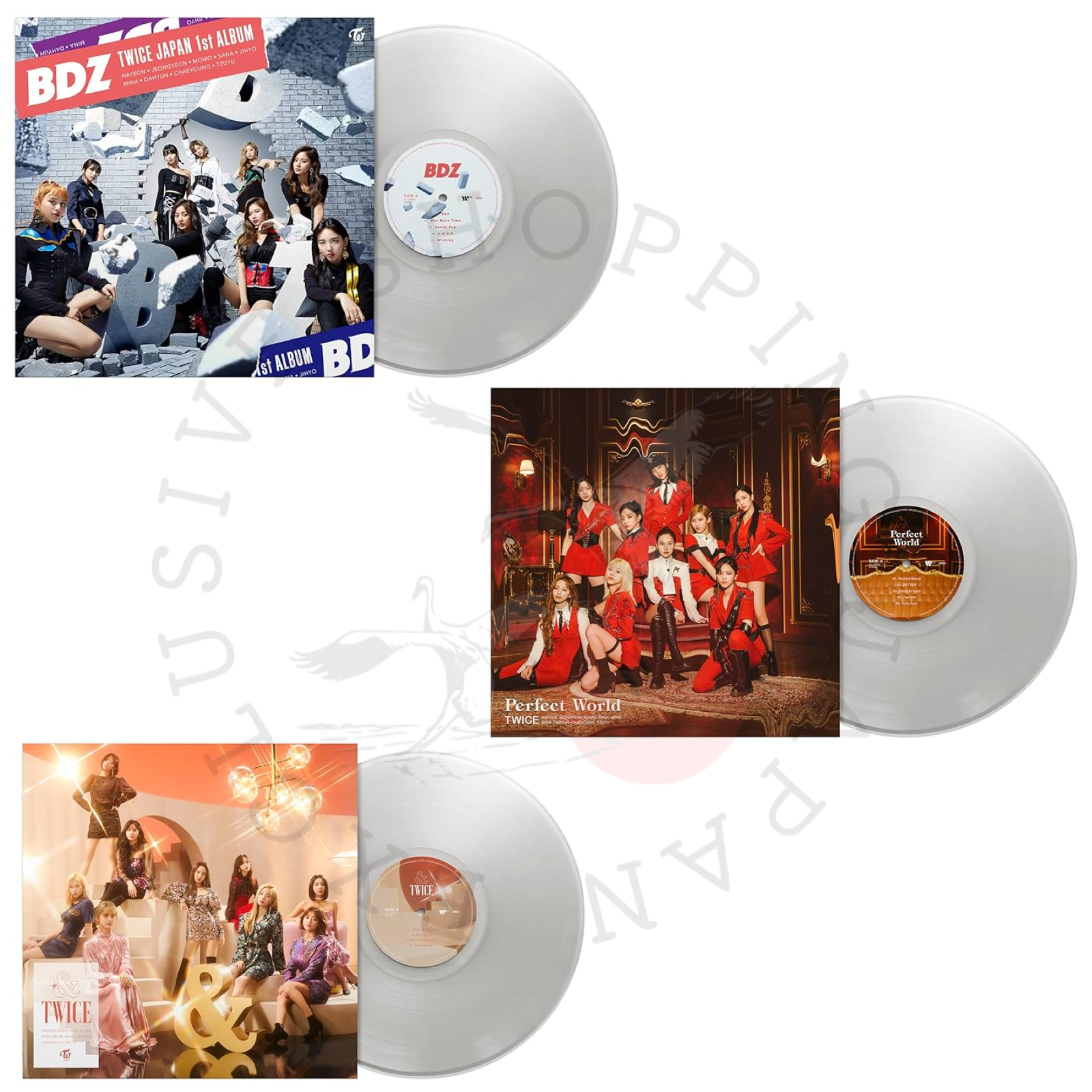 TWICE &TWICE #TWICE3 Perfect World レコード TWICE - TWICE JAPAN 3rd ALBUM [Perfect World] (VINYL) Out
