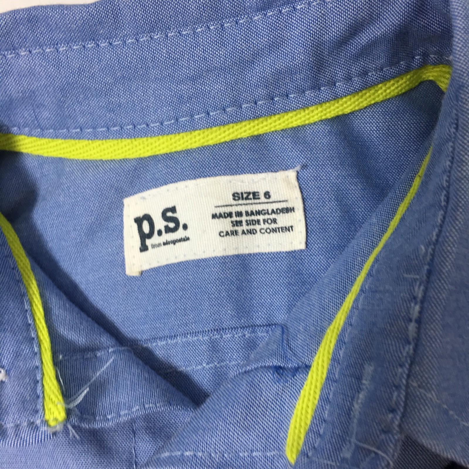 P.S. From Aeropostale Boys 3 Piece Set New With Tags 2 Shirts 1 SZ 6 Easter (W9