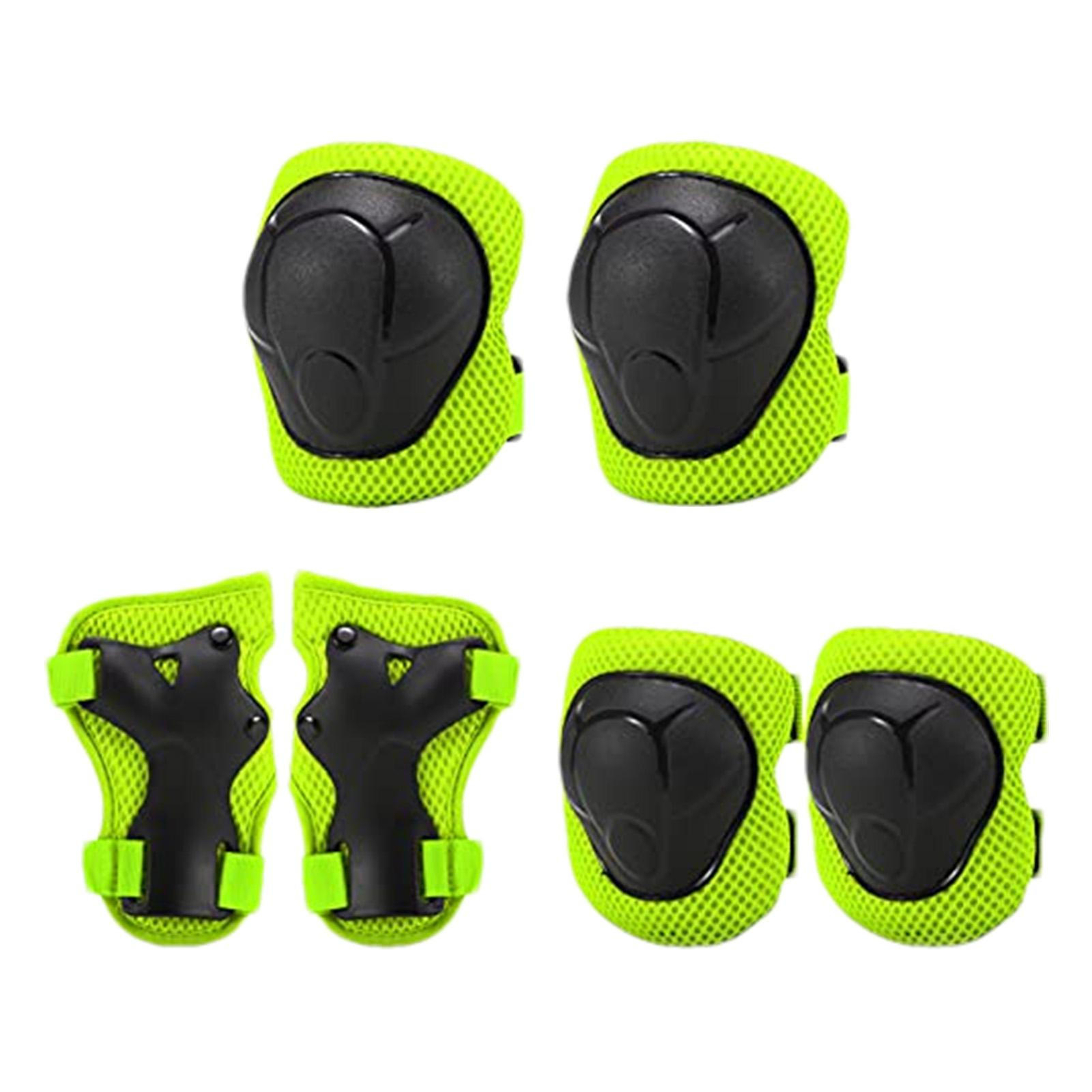 6PCS/SET Children Elbow Wrist and Knee Pads For Kids Safety Skate Bike Cycling