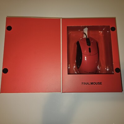 FinalMouse Classic Ergo 2 Red - Brand New in Box, Factory Sealed