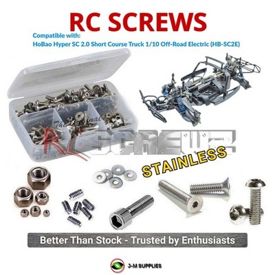 RCScrewZ Stainless Screw Kit hob004 for HoBao Hyper SC 2.0 1/10 (HB-SC2E) | KIT