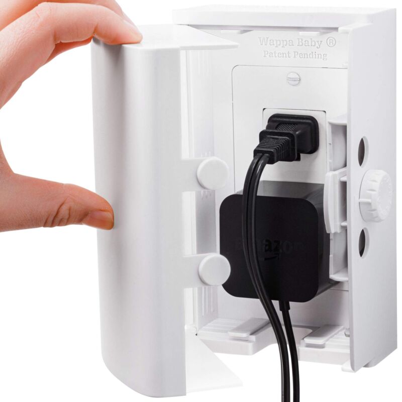 Outlet Cover BOX 2 Pack Double Lock for Much Better Toddler Proofing, Easier