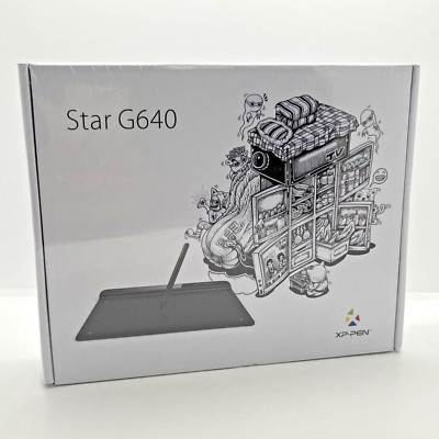 XP-PEN Star G640 Art Graphics Drawing Tablet Battery-free Stylus Pen